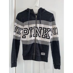 “Pink” sweater with hoodie